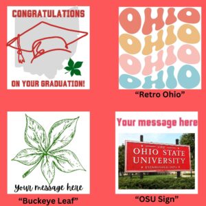 Ohio State Buckeye Gift cards, Graduation and OSU Cards