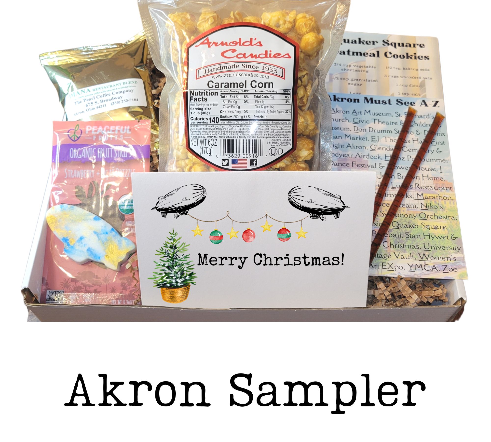 akron ohio gift box basket