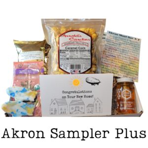 akron ohio gift sampler box basket