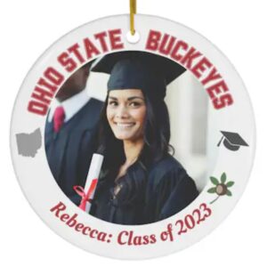 Ohio State University Graduation Ornament Photo