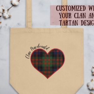 Scottish Tartan of Your Choice Tote Bag