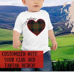 Toddler Tartan Shirt for Any Clan of Your Choice Scottish Gift