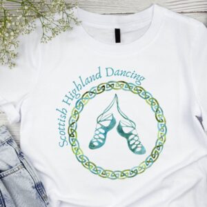 Scottish Highland Dance Shirt, Highland Dancer Shirt, Highland Dancing Gift, Women's