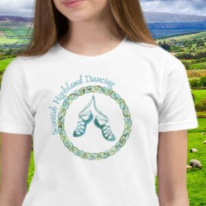 Girl's, Child's Scottish Highland Dancing Shirt, Highland Dancer Shirt, Highland Dance Gift, Women's, Men's Dancing Shirt, Scottish Gift