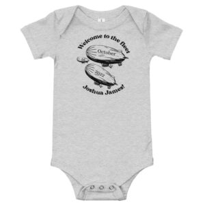akron blimp baby onesie