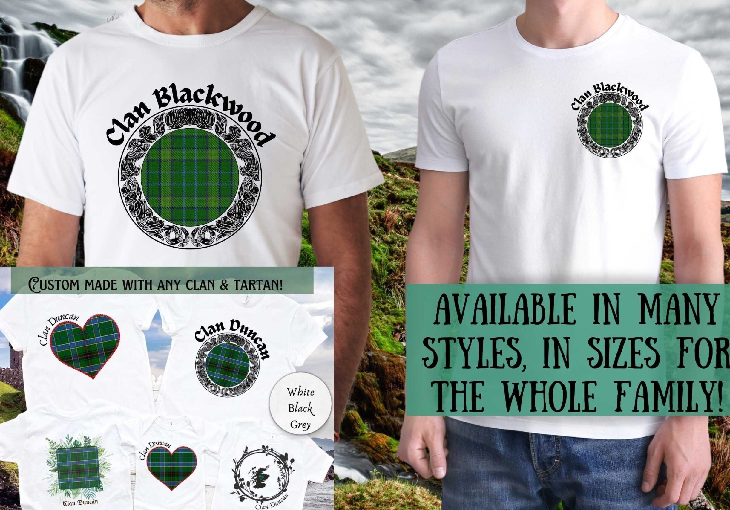 Clan Blackwood Tartan Shirt