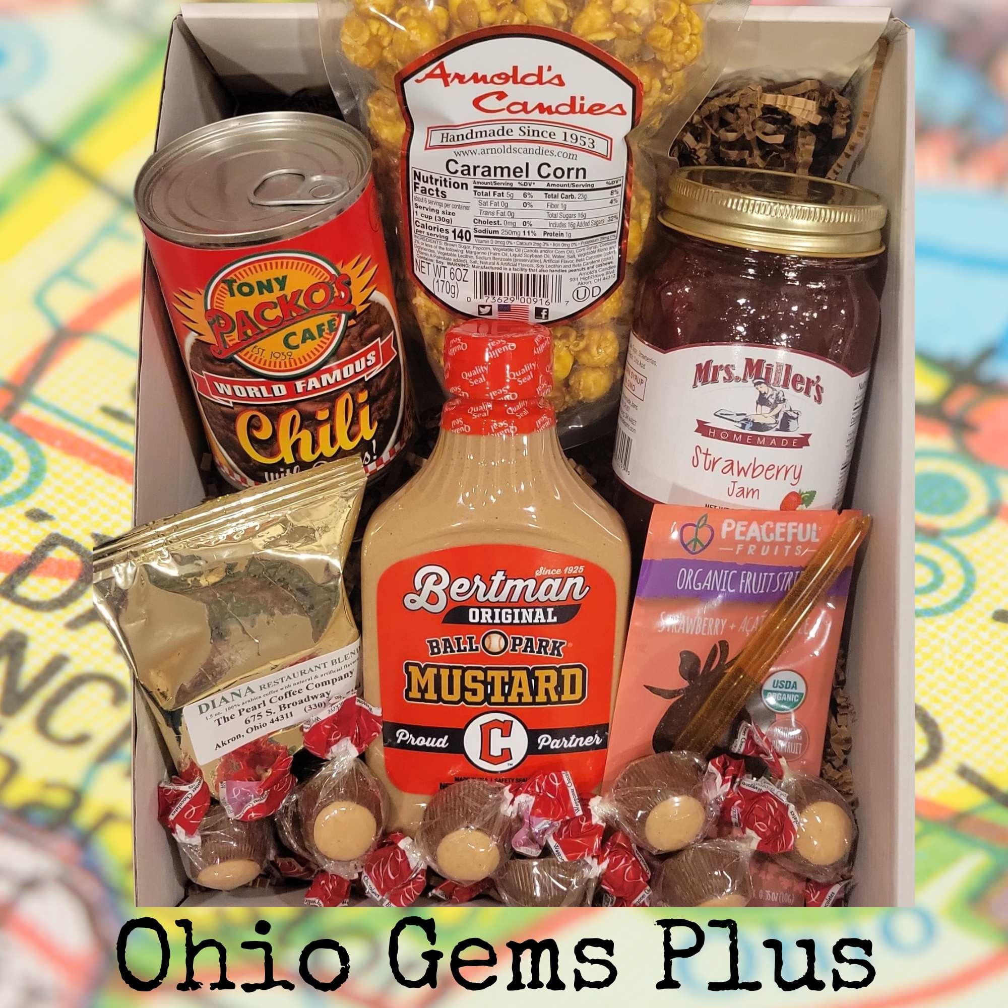 ohio gift basket, gift box, ohio state gift