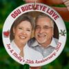 Ohio State Buckeyes Anniversary Photo Ornament