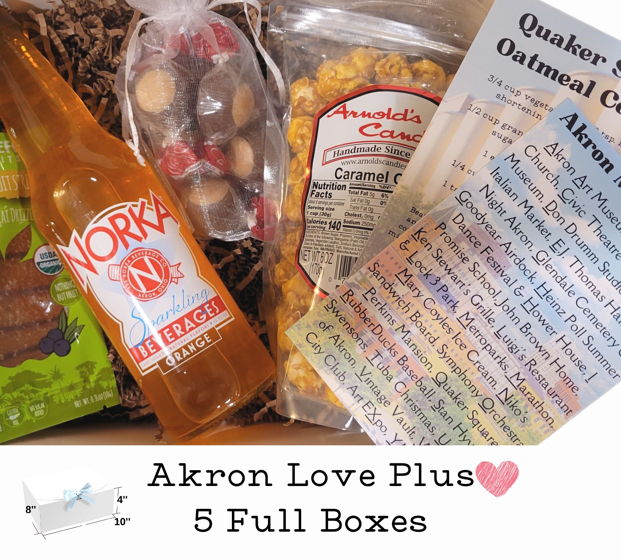 akron wedding welcome gift boxes