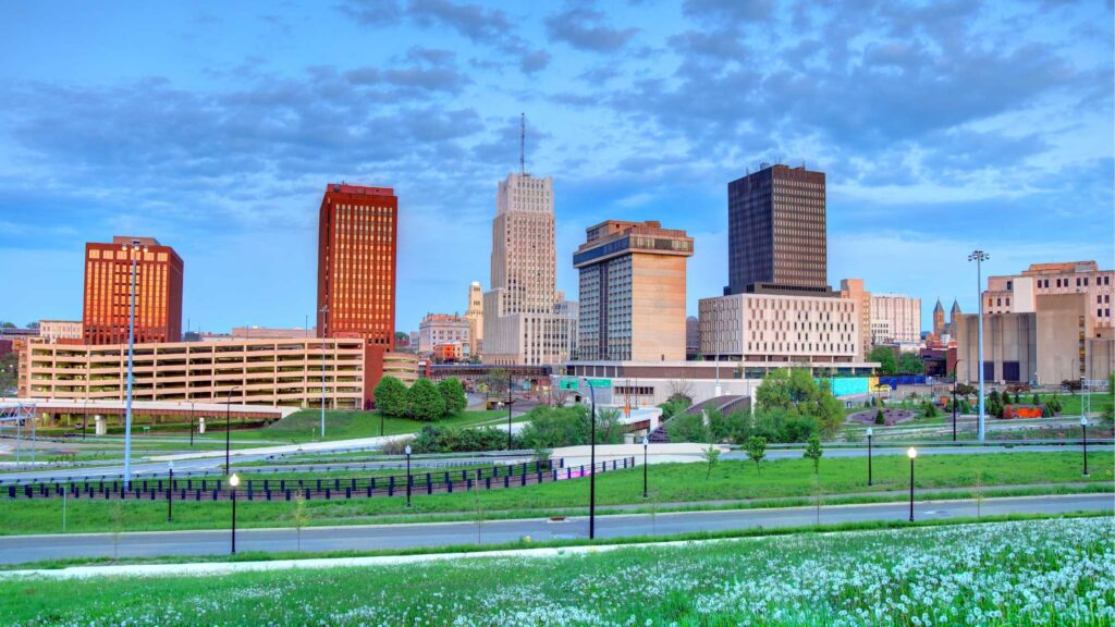 akron ohio skyline for akron shirts