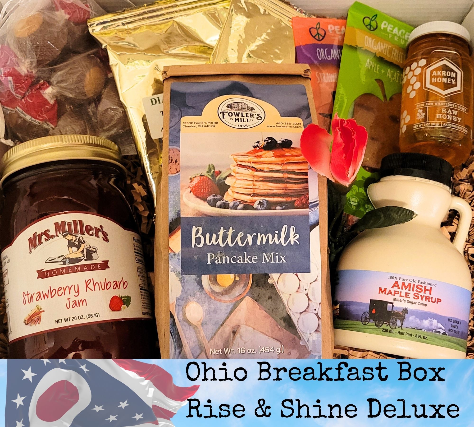 Made in Ohio Breakfast Gift Box and Gift Basket Made in Ohio Breakfast Gift Box and Gift Basket