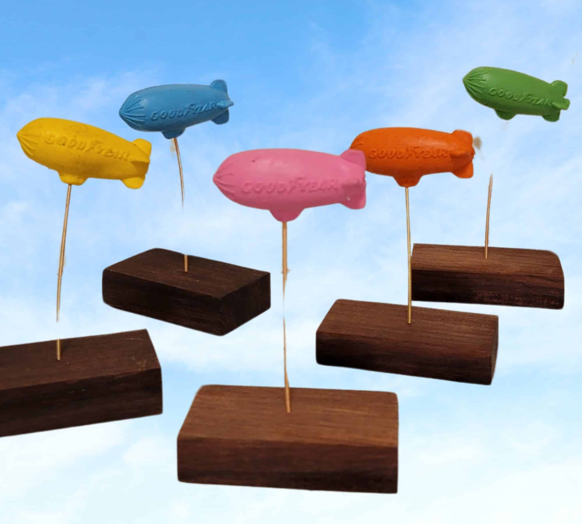 Akron Goodyear Blimp Gift Desk Bobber