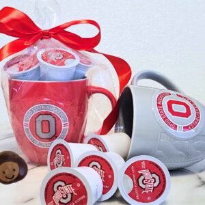 OSU Buckeye Mug filled with K-cups